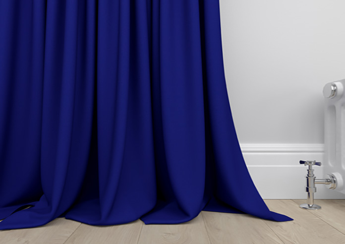 Faux Suede, Cornflower - Made to Measure Curtains - Image 6